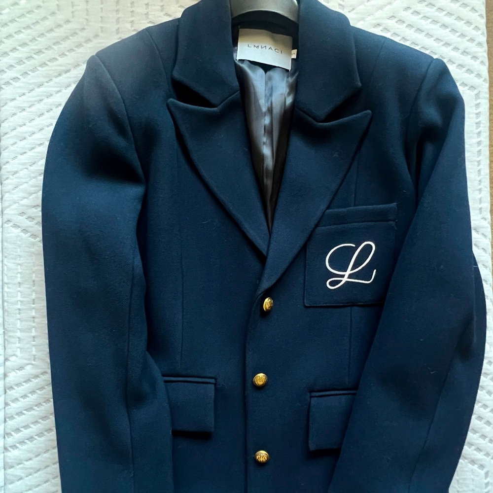 Navy Wool Blazer